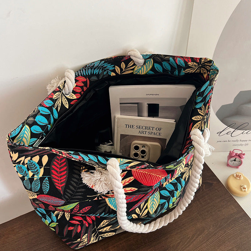 Wholesale Ethnic Printing Tote Bag Canvas Bag